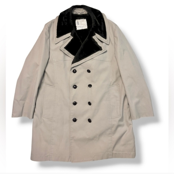 London Fog Trench Coat in Gray and Black